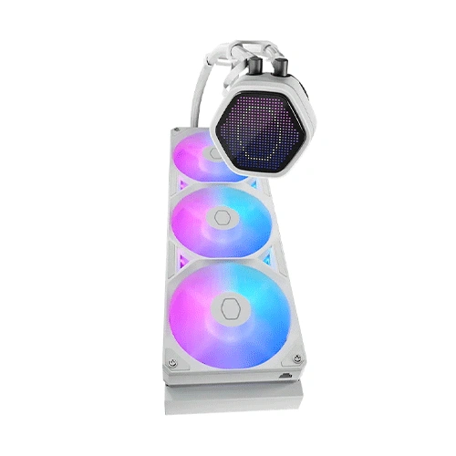 Cooler Master MasterLiquid Atmos II Pixel LED 360mm ARGB White CPU Liquid Cooler